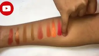 Morphe 3502 eyeshadow swatches