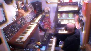 live electronic Berlin School influenced jam Behringer MS-5 Odyssey Monopoly Minimoog Grandmother