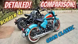 ₹ 2.5 Lacs में Goan Classic 350 vs Jawa42 Bobber! 7 Points Comparison! Which Bike is More VFM?