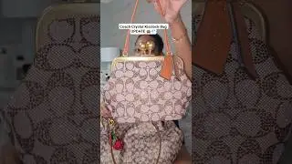 Вот обновление моей саги о сумке Coach Crystal Kisslock 👜💎 @coach #coachkisslockbag #coachcrystal