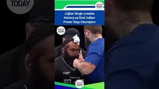 Jujhar Singh creates history as first indian Power Slap Champion