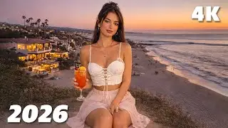 Golden Hour Ocean Escape 🌅 Deep House Chill Mix 2026 | Sunset Beach Vibes in 4K UHD