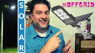 LED Solar Powered Street Light 300 W - off grid lighting #2 #SolarLight #offgrid TENKOO [295]