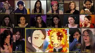 😭 16 GIRLS React to [FULL MOVIE] Demon Slayer: Mugen Train | Emotional & EPIC Reaction Mashup!