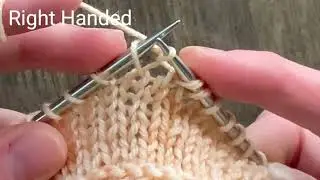 Knit through the Back Loop (ktbl) - RH & LH