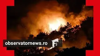 Azi-noapte au izbucnit noi incendii în Grecia, în apropierea oraşului Salonic