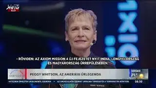 Bemutatjuk Peggy Whitsont, Kapu Tibor parancsnokát - HÍR TV+