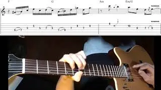 Kid Charlemagne - Steely Dan | Guitar Tab Transcription Lesson Tutorial How To Play Cover