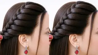 Latest Easy Hairstyle - Wedding hairstyle | Beautiful Open hairstyle For Wedding Function Hairstyle