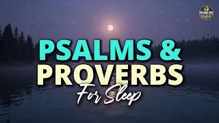 Psalms & Proverbs to Sleep | Bible Reading | Ocean waves | Psalms | Audio Bible