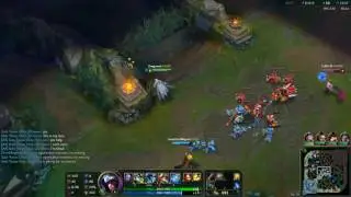 Running it down mid *League of Legends*