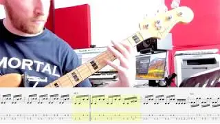 Muse - The Dark Side [Bass] [Tab / Score / Play-Along / Transcription / Tutorial]