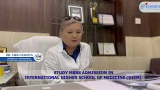 Dr. Zhiparkul Zhunushova, the Assistant of the Department of Obstetrics and Gynecology at IHSM.