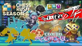 CHESS RUSH S8 | COMBO 666 MAGICAL | COMBO CYBORG HUMAN SORCERER !