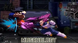 Ultra Instinct Goku (Z2 Style) vs Ultra Ego Vegeta (Z2 Style) - Dragon Ball - MUGEN