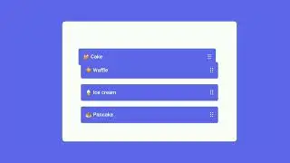Drag & Drop List Using HTML CSS and Vanila JavaScript | Vanila JavaScript