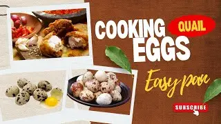 Soft & Tasty Quail Eggs , Black Home Cooking Vibes .