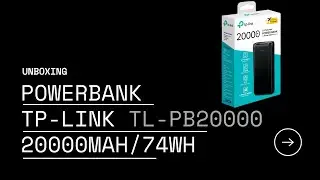 Bater&iacute;a para todo el d&iacute;a, Powerbank TP link PB20000 mAh