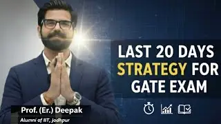 Important For All GATE Aspirants | Last 20 Days Strategy For GATE 