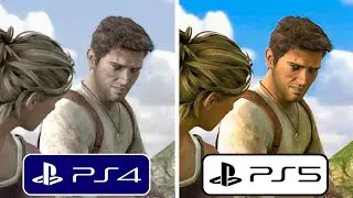 Uncharted 1 PS4 vs PS5 Graphics Comparison