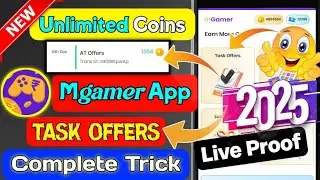 mGamer task offer Complete Trick 2025 | mGamer Task Complete Live Proof| mGamer App Task Complete