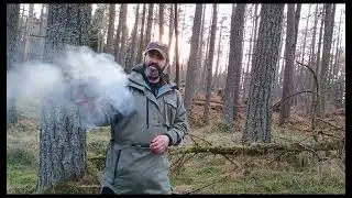 How to make a fire using flint and steel.