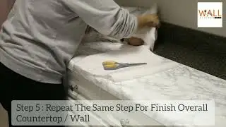 Tutorial how to install contact paper on tabletop