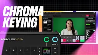 How to Set Up Chroma Key With the R&Oslash;DECaster Video