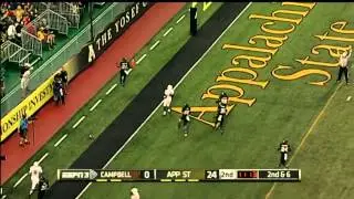 9/6/2014: Appalachian State vs. Campbell Highlights