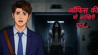 ऑफिस की वो आखरी रात...|#horrorstory #viral #dreamnightcartoonstory 