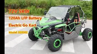72V 5KW 80km/h Electric Go-Kart Review: 5KW Motor & Insane Speed!