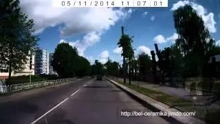 Бобруйск. Улица Урицкого, с заездом на Береговую. באָברויסק. גאַס וריקקאָגאָ.