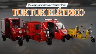 TUK TUK p/ CARGA, PASSAGEIRO, PUBLICIDADE ou o que você quiser Todos elétricos. Veja o caso da Ofner
