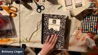 Come craft with me! Creating a fatty patty altered composition for a glue book!