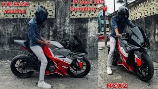 KTM RC390 TASTEFULLY MODIFIED || PROJECT COMPLETED ❤️ #ktm390