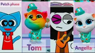 Tom vs Angella Phases 😱🎤 | Pitch Phase & Janessa Phase