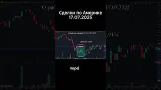 Сделки по Америке 17.07.2025 #trading #stocks #stockstobuy #intraday