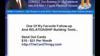 Joint Venture Secrets Shared By Joint Venture Broker Willie Crawford