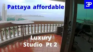 Pattaya cost of living , Luxury affordable Beachfront studio condo Pt 2