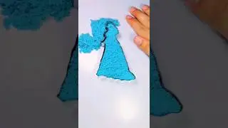 How to make a beautiful sand bride 😍 Kinetic Sand ASMR SHAPES
