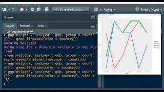 ggplot2 package in r | ggplot geom_line - multiple lines