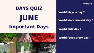 June Important Days | Important Days in June | Important Dates | June Month Quiz