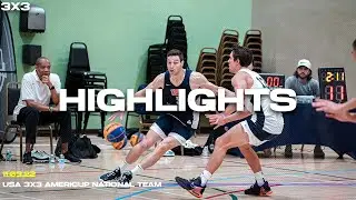 HIGHLIGHTS // USA 3x3 AmeriCup National Teams prep for Miami