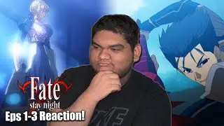 First Time In The Nasuverse! | Fate/Stay Night Eps. 1-3 (REACTION)