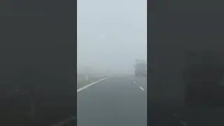 We Couldn&rsquo;t See ANYTHING! 🌫️🚗 Driving Through Terrifying Fog on the Road 😱