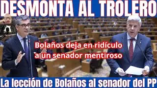 💥COMENTANDO c&oacute;mo BOLA&Ntilde;OS DESTRUYE al EMBUSTERO SENADOR del PP