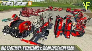 Kverneland & Vicon Equipment Pack DLC Spotlight | FS19