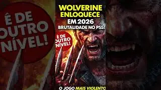 Wolverine ENLOQUECE no PS5! Brutalidade Sem Limites Confirmada para 2026 #marvelswolverine #ps5