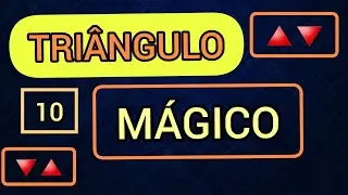 🔺TRIÂNGULO MÁGICO: TUDO SOMA 10.