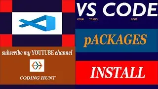 How to install vs code packages install || emmet and file icons.